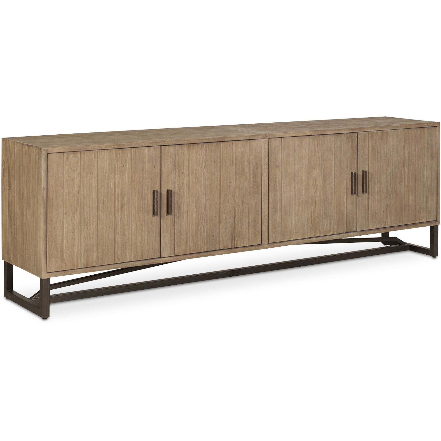 Sierra 79 inch Brown Media Unit